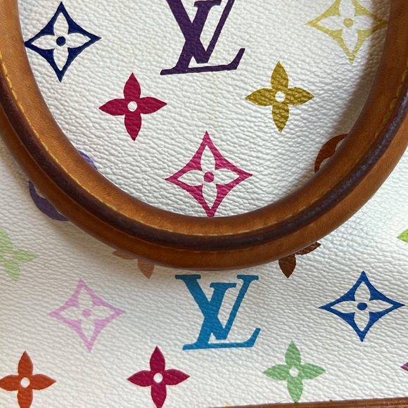Louis Vuitton Alma Multicolor White Monogram - Picture 7 of 13